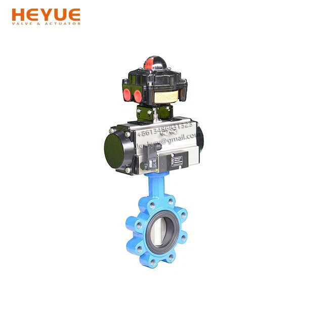 Pnevmatik ushlagichli kapalak klapan